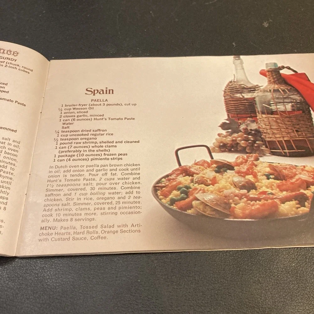 Hunts Tomato Advertisement Brochure 20 Foreign Accent Dinners Simple Meal Recipe